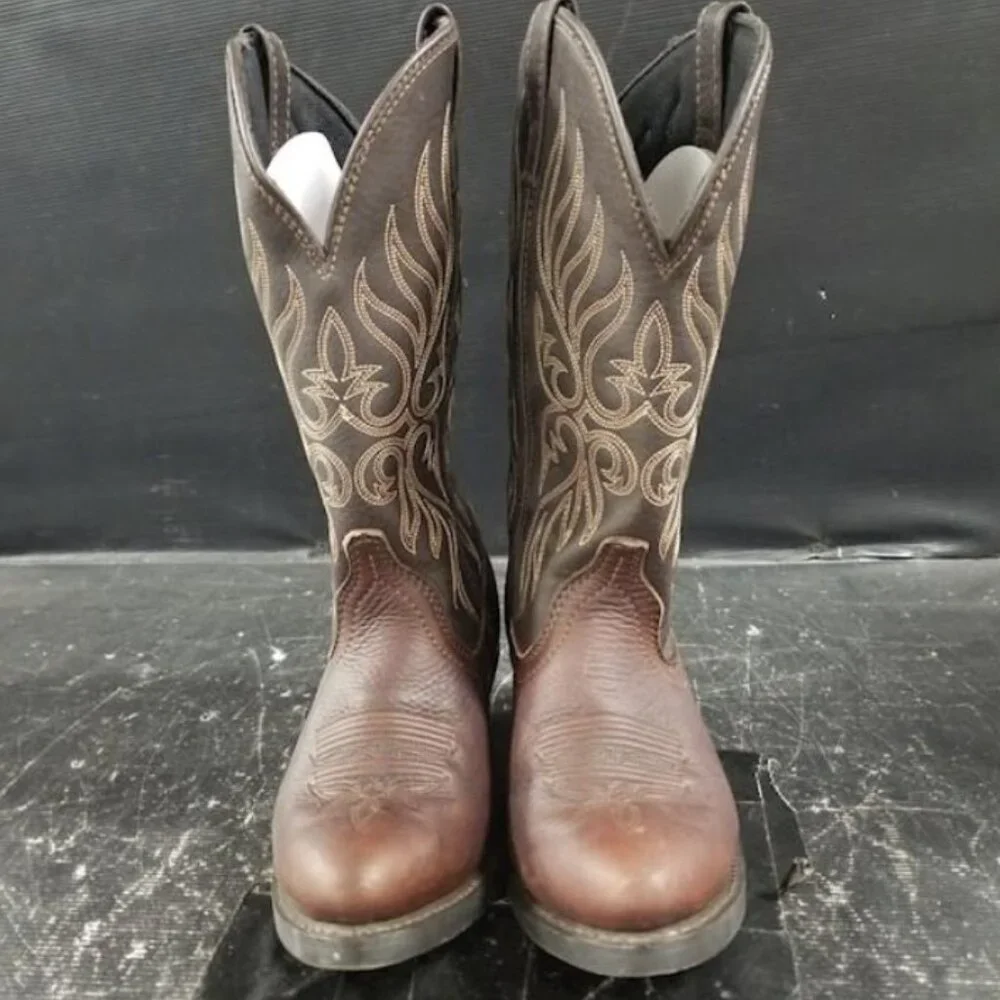 Laredo Womens Kelli 5752 Brown Embroidered Cowgirl Western Boot Size US 7W - Picture 3 of 10